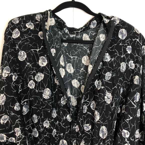 Vintage California Visionz Belted Jumpsuit Black Print Belt Set - Picture 5 of 7